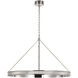 Marie Flanigan Menil LED 40 inch Polished Nickel Ring Chandelier Ceiling Light