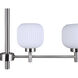 Mallory 4 Light 36.38 inch Brushed Nickel Chandelier Ceiling Light