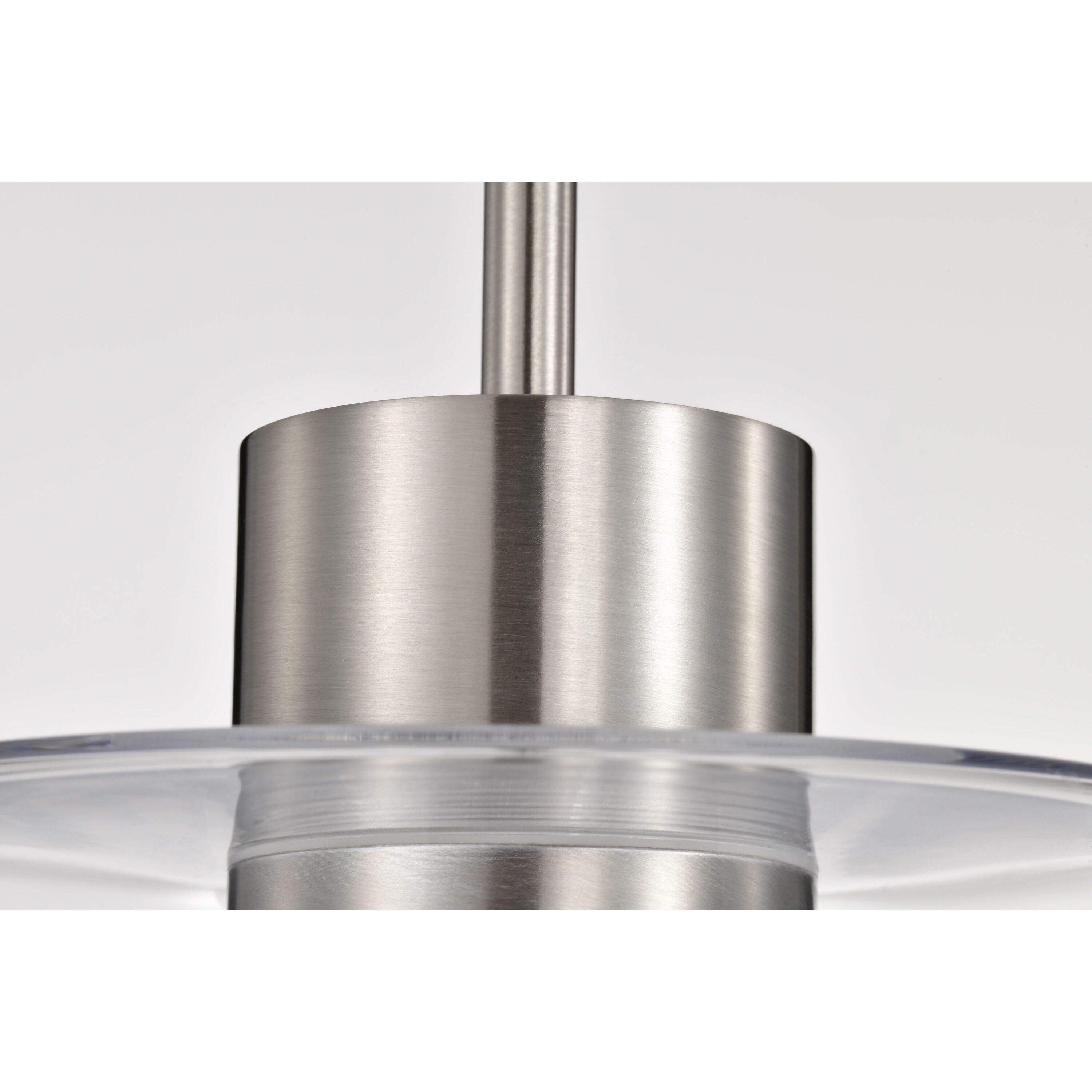 Aura LED 12 inch Brushed Nickel Pendant Ceiling Light