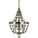 Naomi 4 Light 14 inch Brushed Nickel Mini Chandelier Ceiling Light