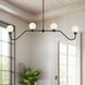 Alora Mood Beckett 4 Light 48.5 inch Matte Black Linear Pendant Ceiling Light