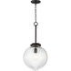 Kasbah 1 Light 11.75 inch Oil Rubbed Bronze Single Pendant Ceiling Light