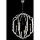 Lantern 8 Light 24 inch Silver Chandelier Ceiling Light