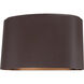 Everton Rain 2 Light 5 inch Dorian Bronze Outdoor Pocket Lantern in Incandescent, Great Outdoors
