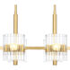Aries 6 Light 36 inch Brushed Gold Island Light Ceiling Light