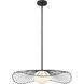 Langley 1 Light 24 inch Dark Matte Black Pendant Ceiling Light