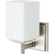 Delta 1 Light 5 inch Satin Nickel Wall Sconce Wall Light