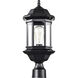 Hopkins 19 inch Matte Black Post Lantern, Large