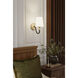 Brienne 1 Light 5.5 inch Legacy Brass and Dark Matte Black Bath Sconce Wall Light
