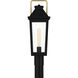 Buckley 1 Light 23 inch Matte Black Outdoor Post Lantern