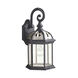 Barrie 1 Light 16 inch Black Outdoor Wall, Medium