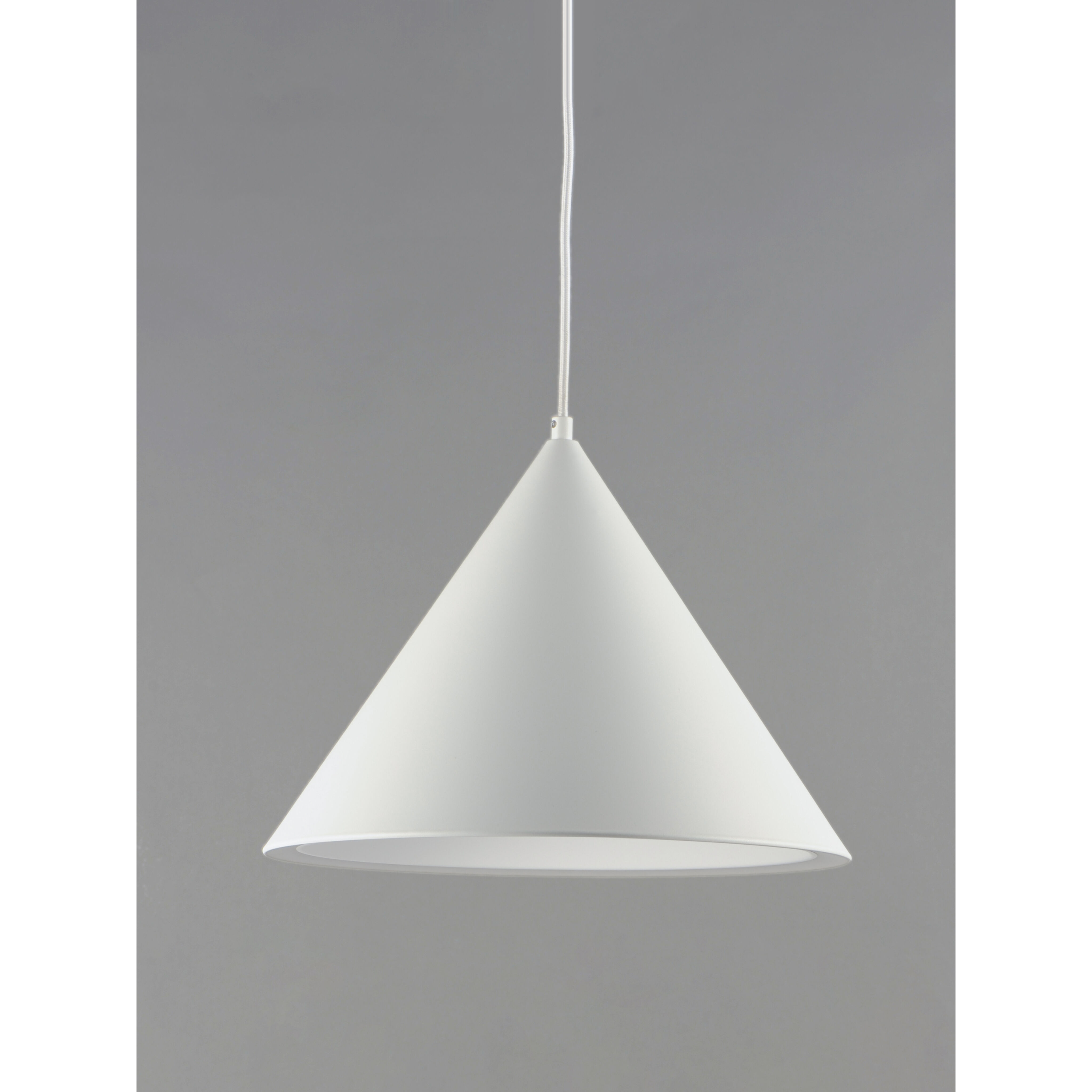 Abyss LED 9.5 inch Matte White Mini Pendant Ceiling Light