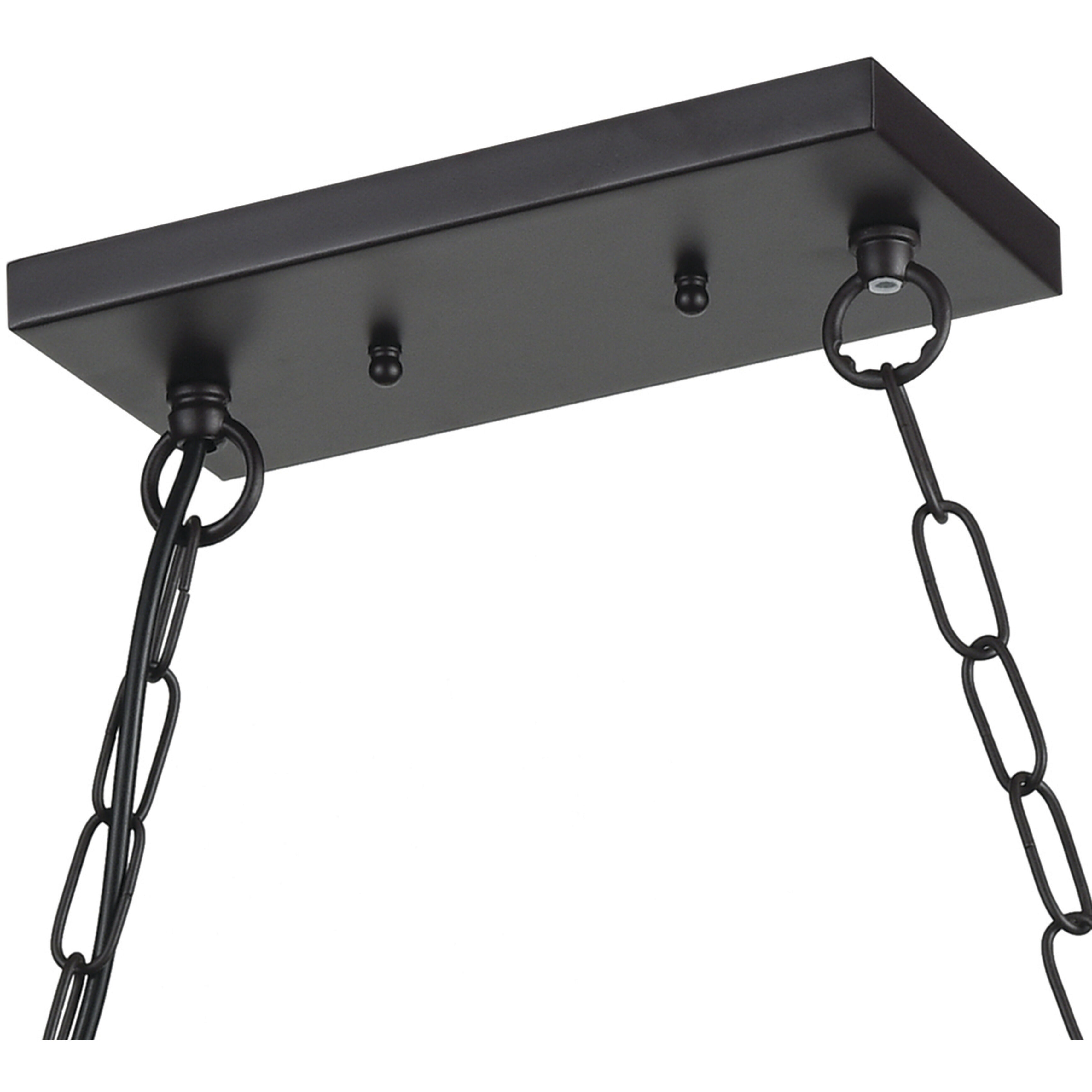 Grange 4 Light 31 inch Oil Rubbed Bronze Chandelier Ceiling Light