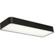 Bailey LED 8 inch Black Linear Flush Mount Ceiling Light