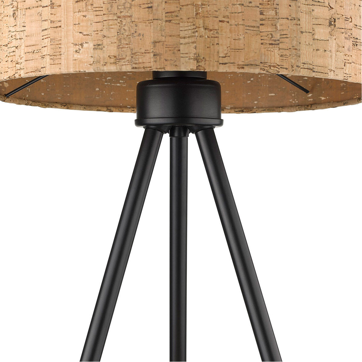 Lisbon 22 inch 100.00 watt Matte Black Table Lamp Portable Light