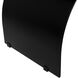 Papillon 20 inch Matte Black Stool