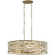 Kato 6 Light 36 inch REF Pendant Ceiling Light in Havana Gold