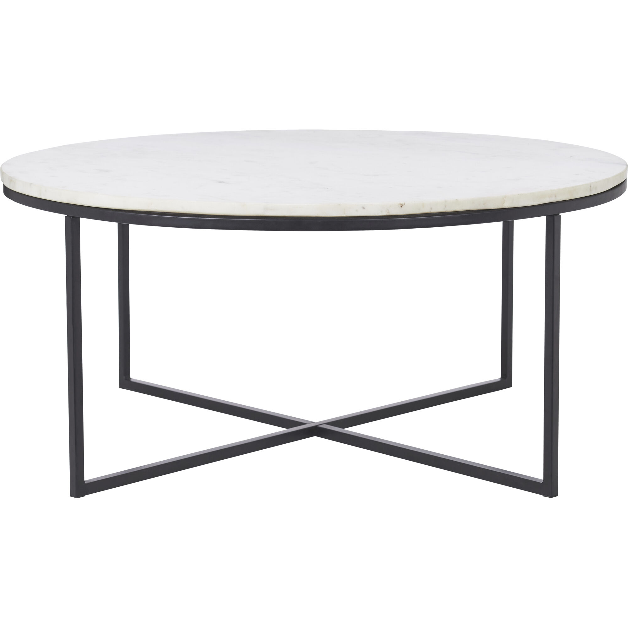 Livia 35 X 15 inch Matte Black Coffee Table