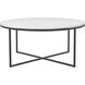 Livia 35 X 15 inch Matte Black Coffee Table