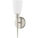 Witten 1 Light 4 inch Brushed Nickel ADA ADA Wall Sconce Wall Light