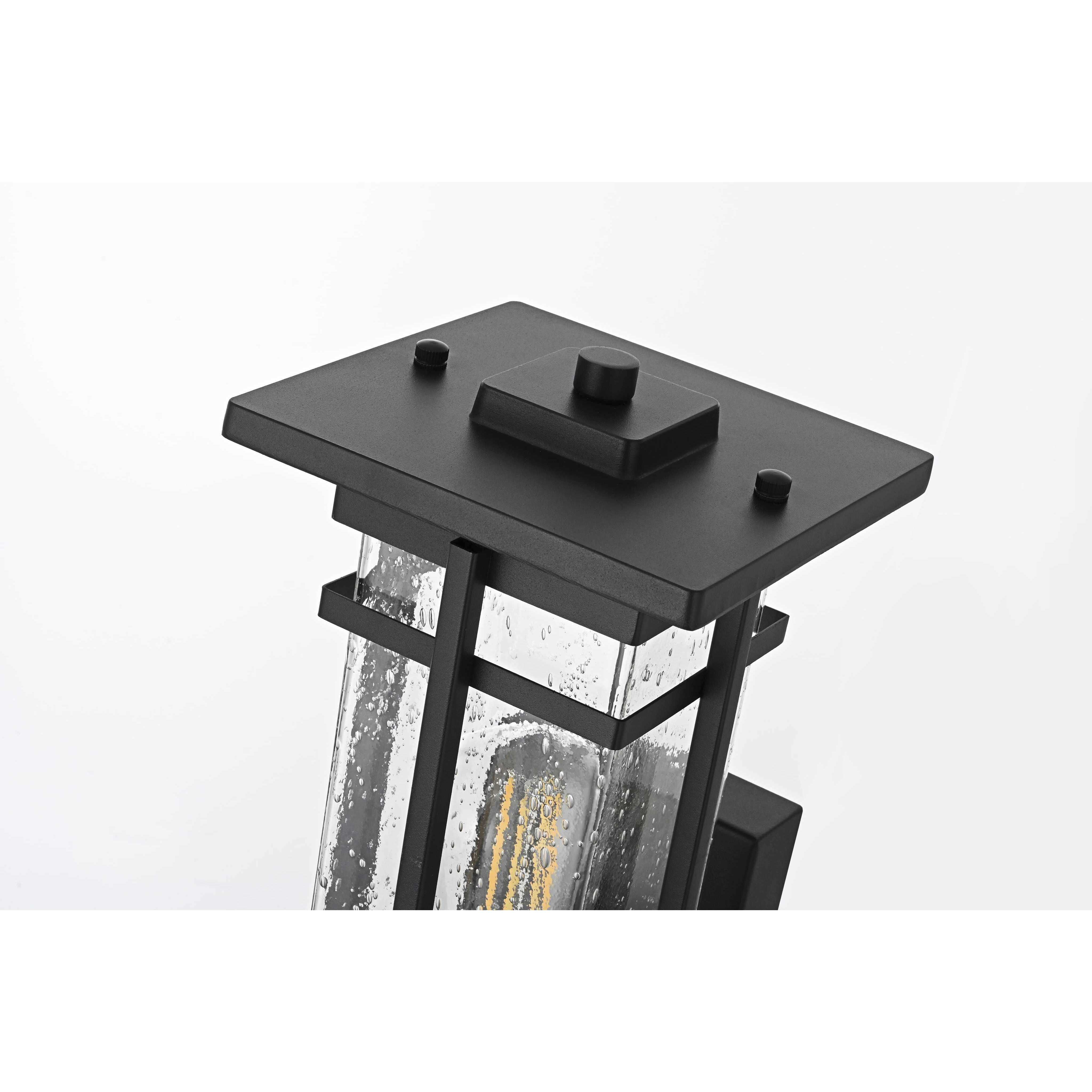 Livingston 1 Light 13 inch Black Outdoor Wall Sconce