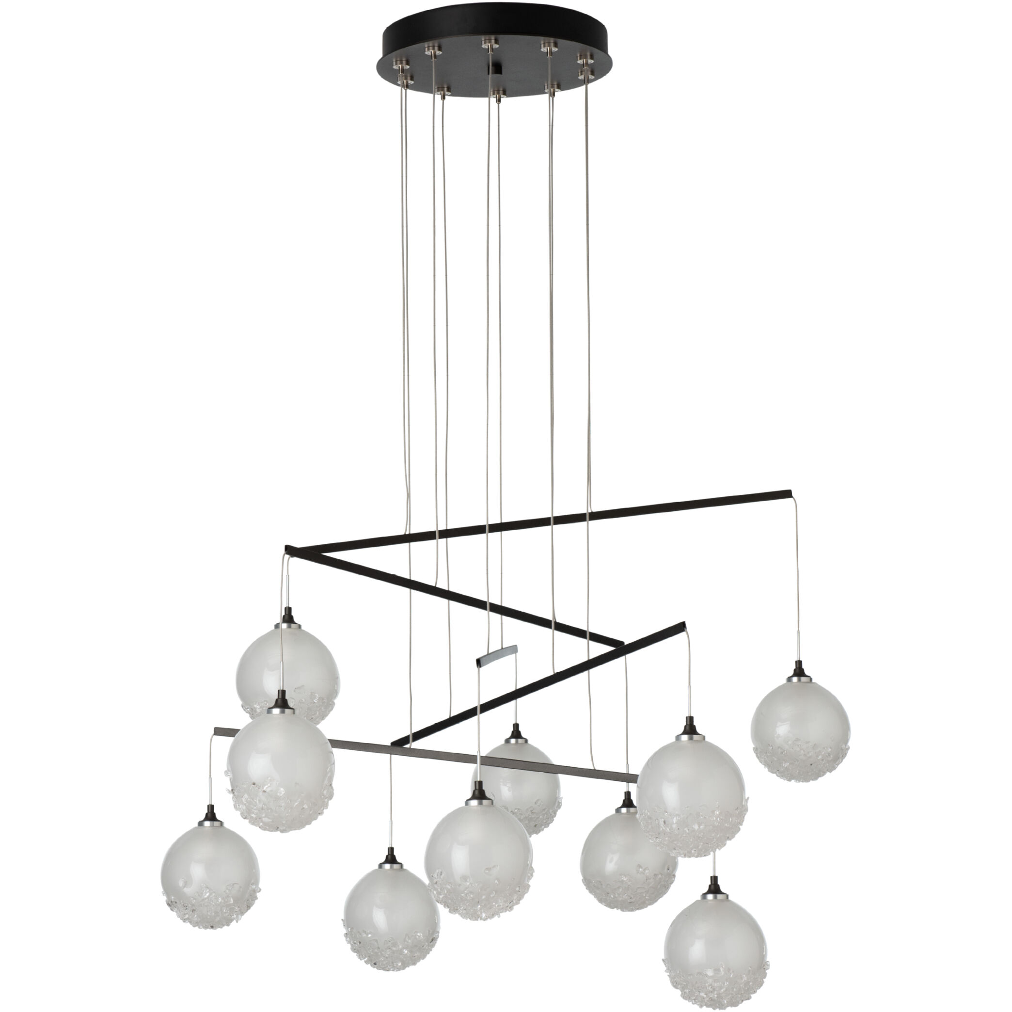 Fritz 10 Light 37.4 inch Oil Rubbed Bronze Mobile Pendant Ceiling Light