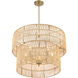 Bungalow Heaven 5 Light 26 inch Soft Brass Pendant Ceiling Light