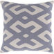 Nairobi 22 X 22 inch Navy and Light Gray Throw Pillow