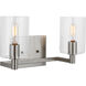 Fullton 2 Light 14.25 inch Brushed Nickel Bath Vanity Wall Light