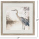 Feathers on Water II Blue and Gray and Beige Framed Art, Propac