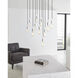 SoCo 1.7 inch Aged Brass Pendant Ceiling Light