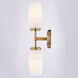 Warren 2 Light 4.75 inch Brushed Brass Wall Light
