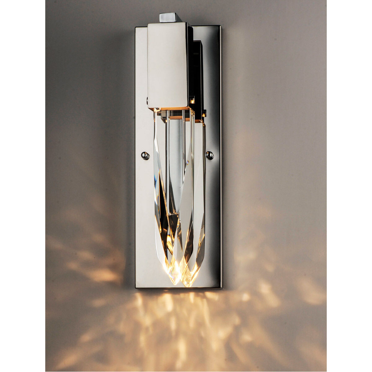Quartz LED 4.75 inch Polished Chrome Bath Vanity Light Wall Light
