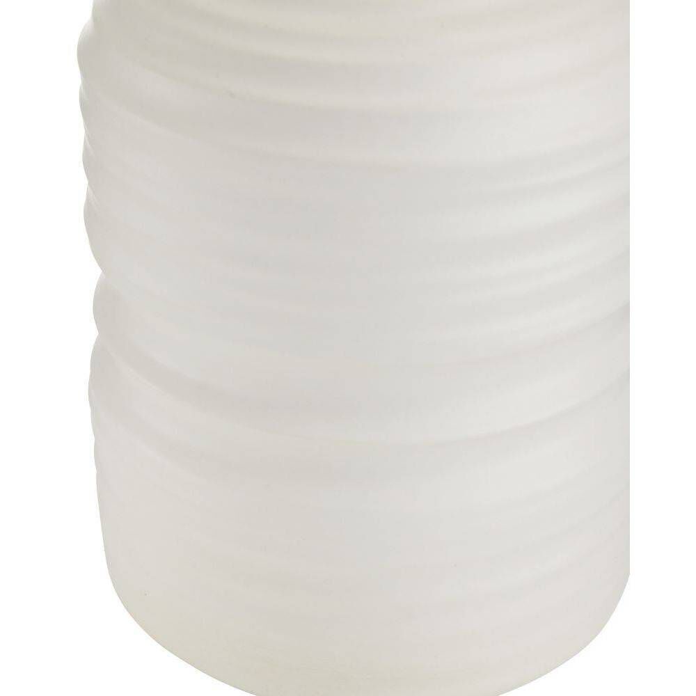 Fontana 32 inch 150 watt White and Antique Brass Lamp Portable Light