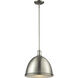 Mason 1 Light 13 inch Brushed Nickel Pendant Ceiling Light