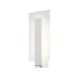 Midtown LED 18 inch Textured White Indoor-Outdoor Sconce, Inside-Out