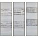 Tony Fey's Silver Strips Wall Panels, Set of 3