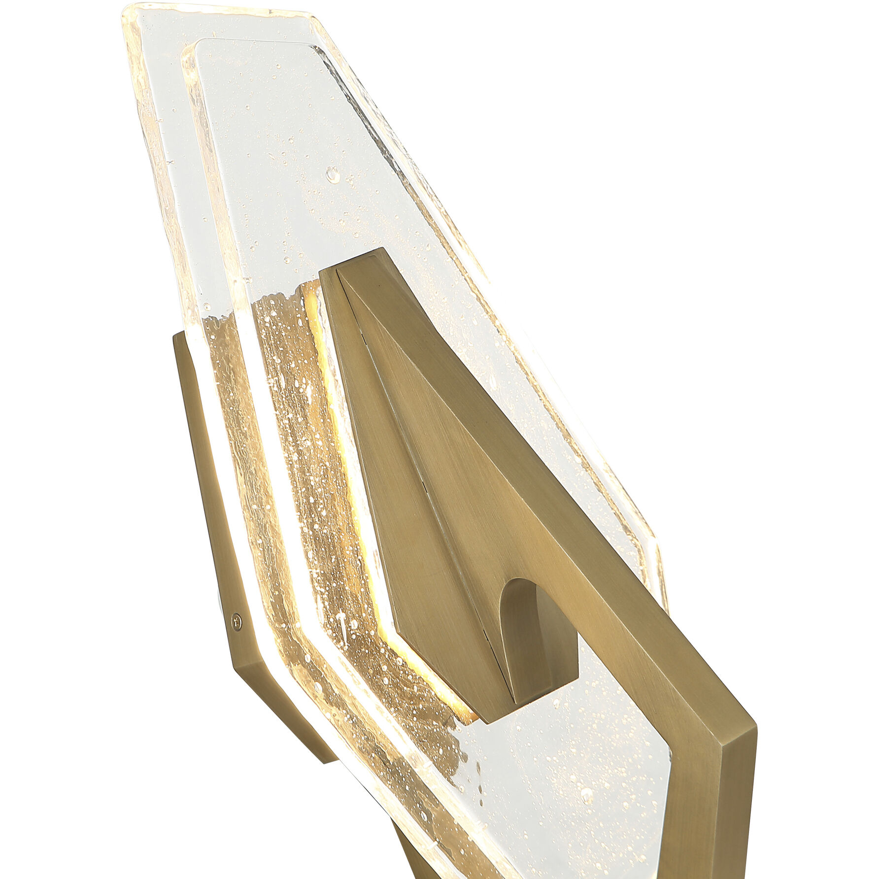 Down the Wrong Path 1 Light 9.5 inch Brass Kisser Wall Sconce Wall Light