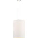 Palmetto 4 Light 14.5 inch Polished Nickel Pendant Ceiling Light