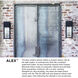 Coastal Elements Alex 1 Light 25.5 inch Black Outdoor Wall Mount