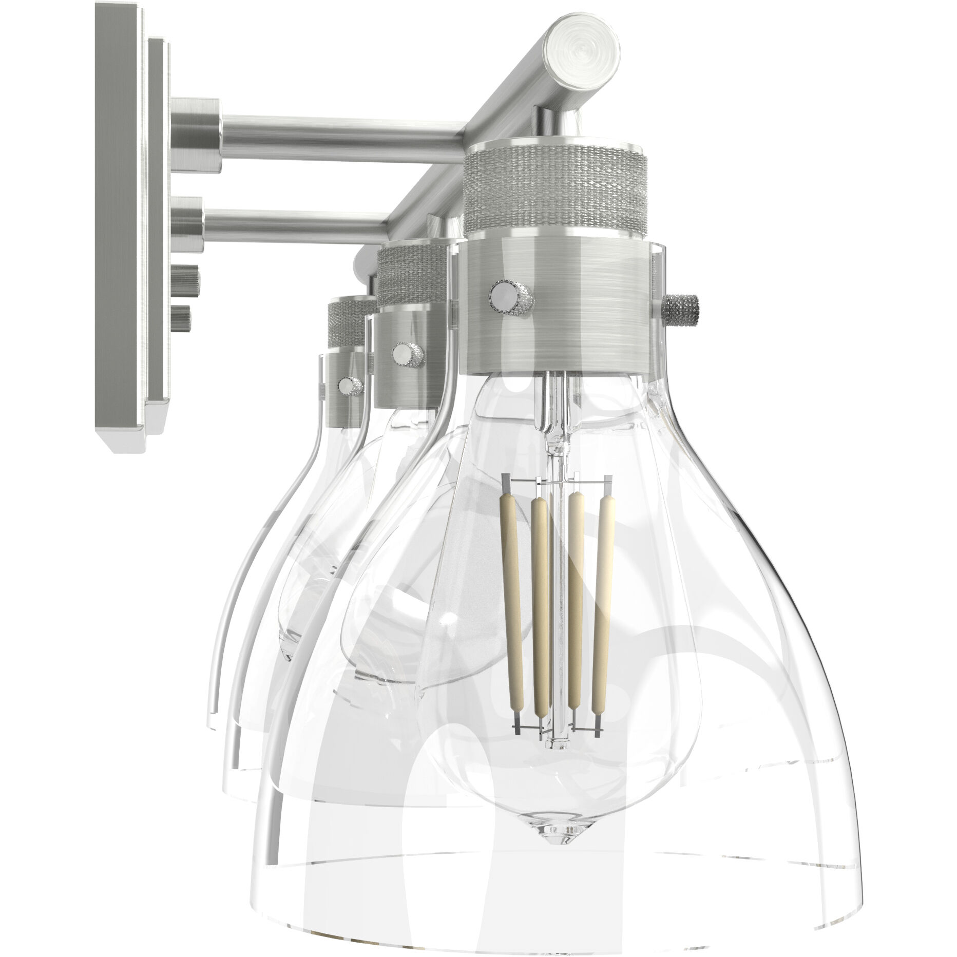 Van Nuys 3 Light 23.5 inch Brushed Nickel Vanity Light Wall Light