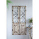 Chalet Distressed White Wall D&eacute;cor