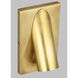 Sean Lavin Ponte LED Nightshade Black ADA Wall Sconce Wall Light, Integrated LED