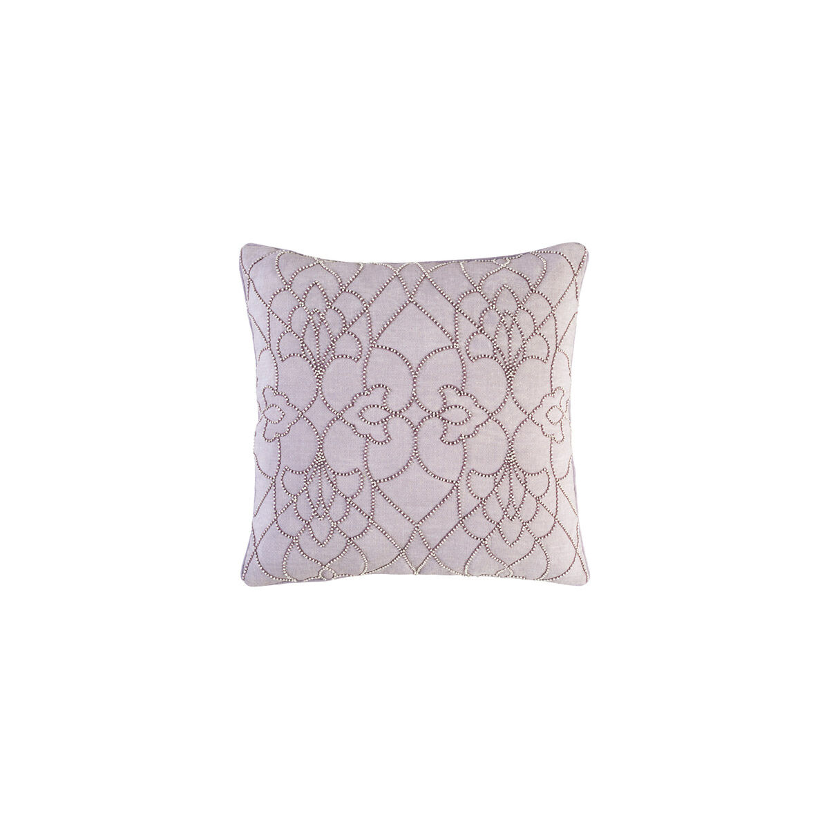 Dotted Pirouette 20 X 20 inch Lilac and Mauve Throw Pillow