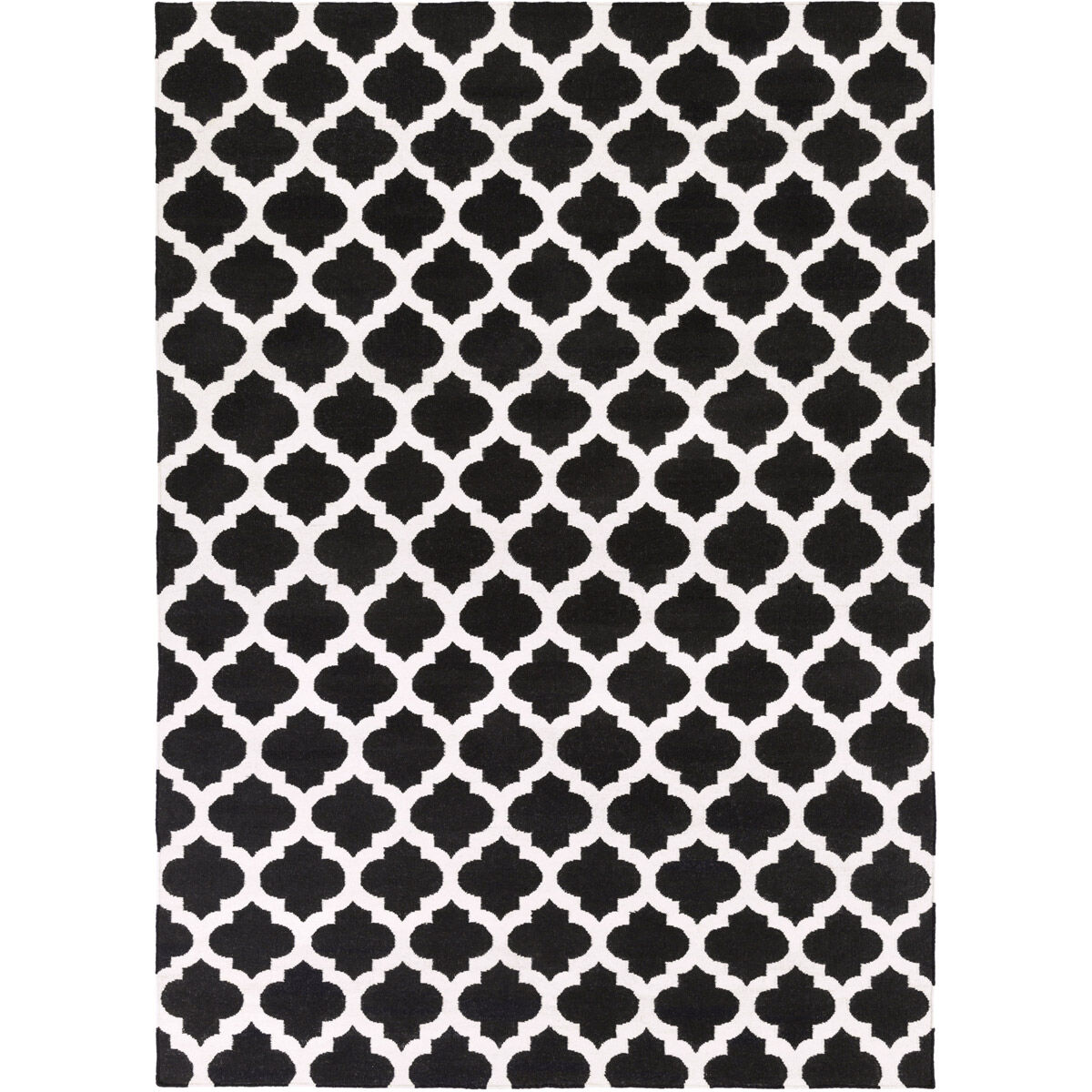 Frontier 36 X 24 inch Black, Ivory Rug