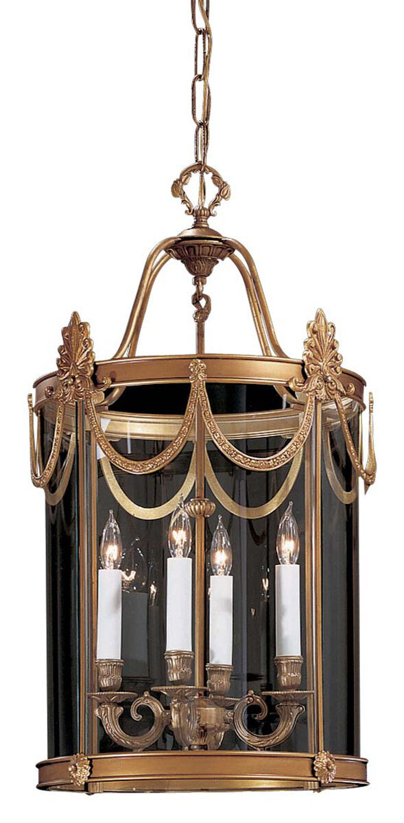 Metropolitan Family Collection 4 Light 15.25 inch Dore Gold Foyer Pendant Ceiling Light