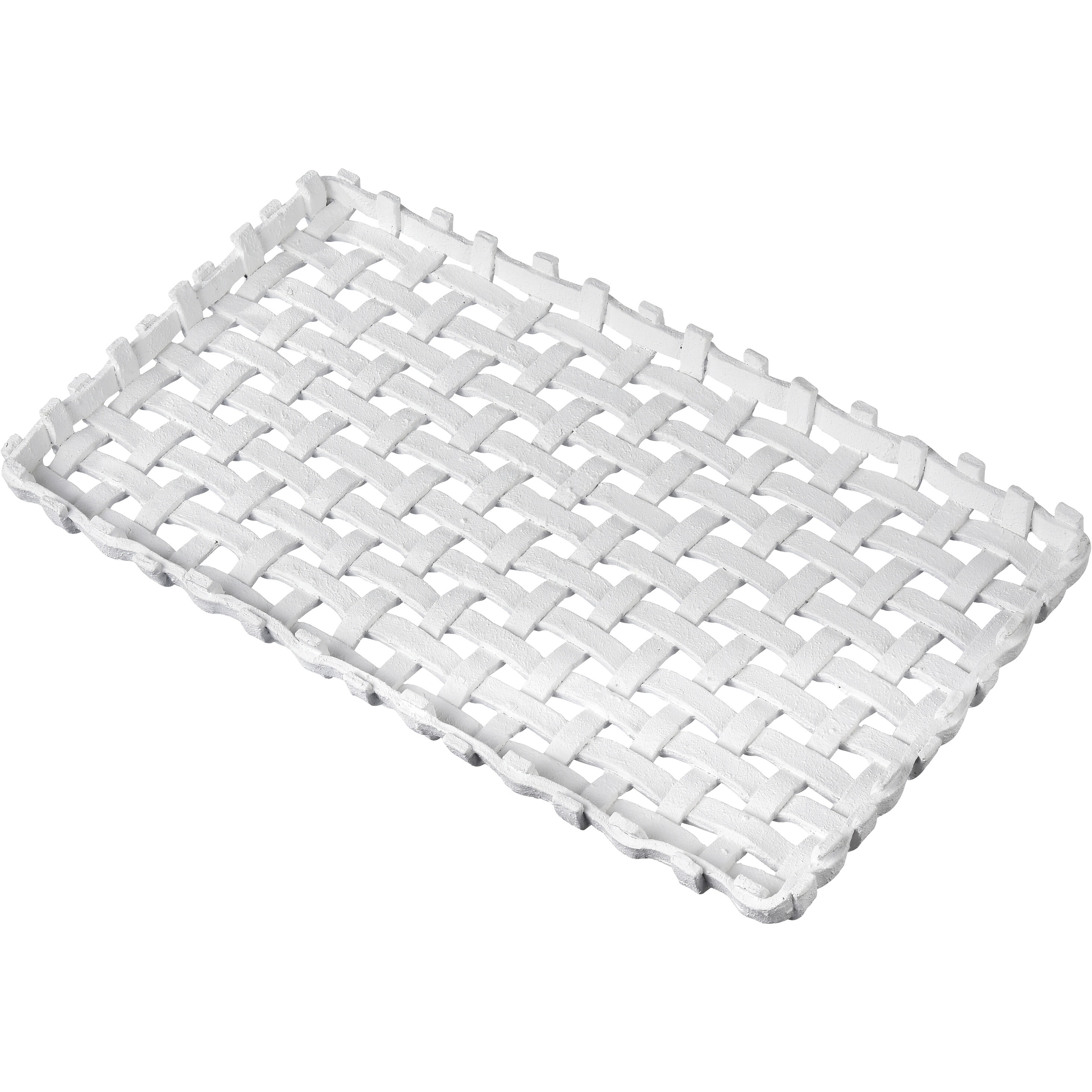 Haney Matte White Tray