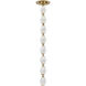 Sean Lavin Collier LED Natural Brass Pendant Ceiling Light, Integrated LED