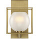 Cowen 1 Light 7 inch Brushed Gold Wall Sconce Wall Light