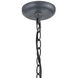 Bianca 1 Light 8 inch Aged Zinc Outdoor Pendant